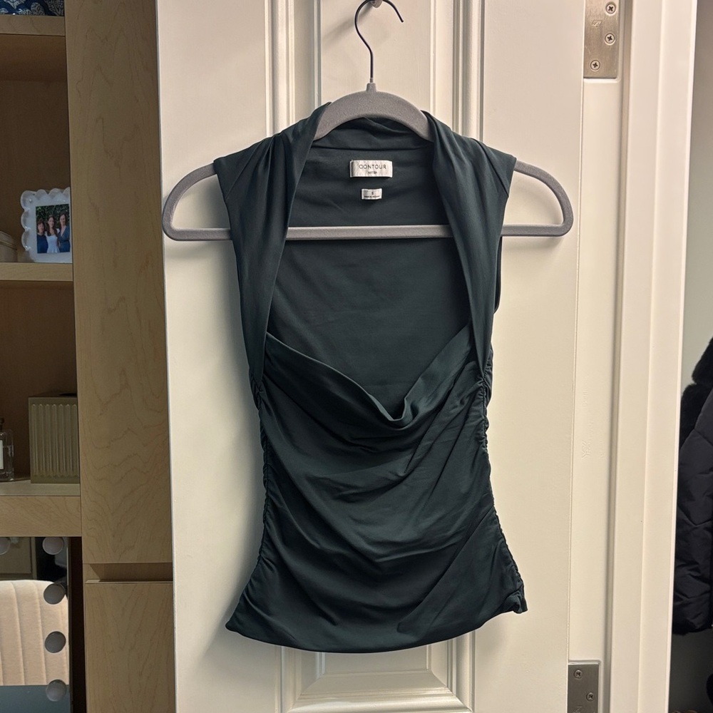 Aritzia Dark Green Top